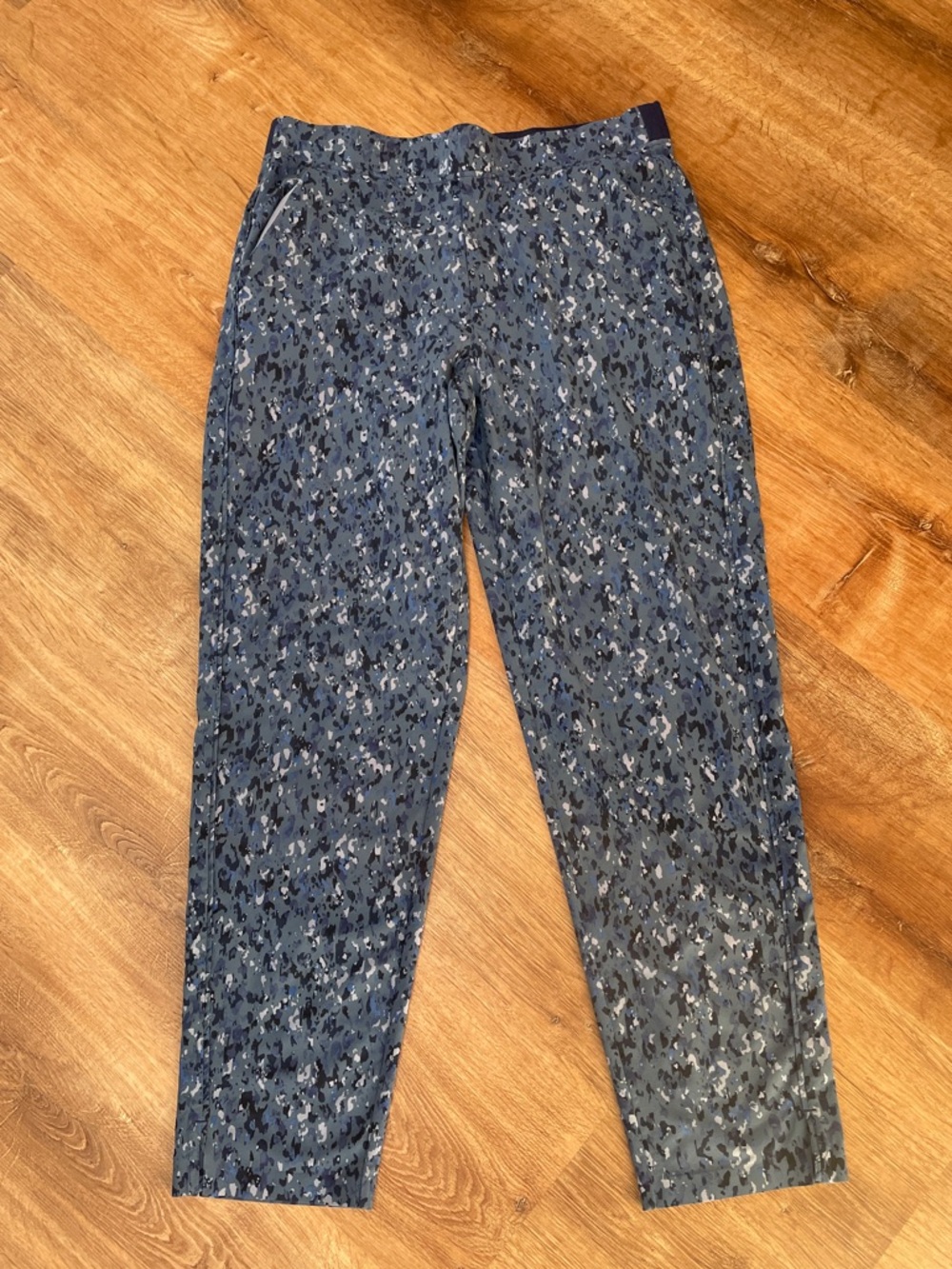 Athleta Womens‎ Brooklyn Ankle Pants 14T Tall Blue Lightweight Travel Joggers